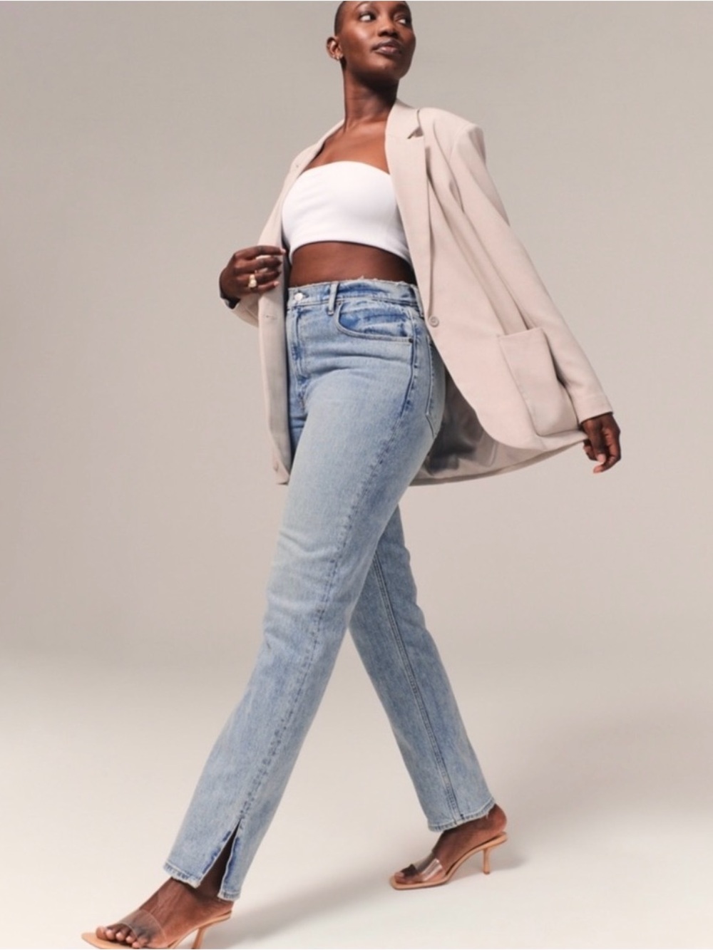 NWT Abercrombie & Fitch The 90s Straight Ultra High Rise